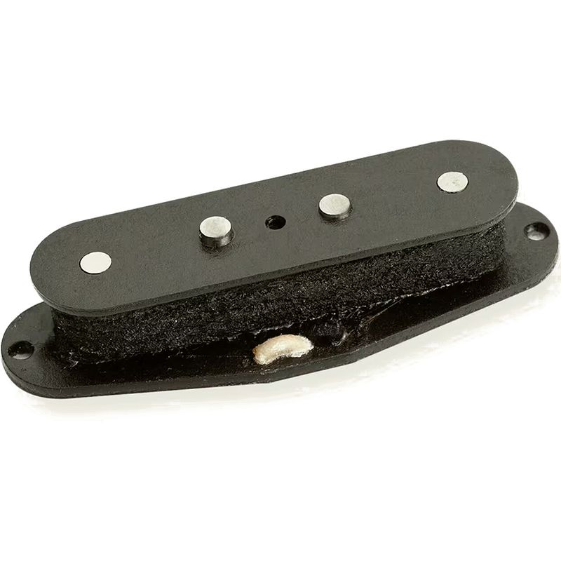 Foto van Seymour duncan scpb-1 vintage single coil p-bass pickup staggered black basgitaarelement