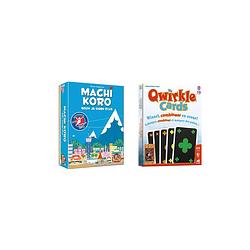 Foto van Spellenbundel - kaartspel - 2 stuks - machi koro basisspel & qwirkle