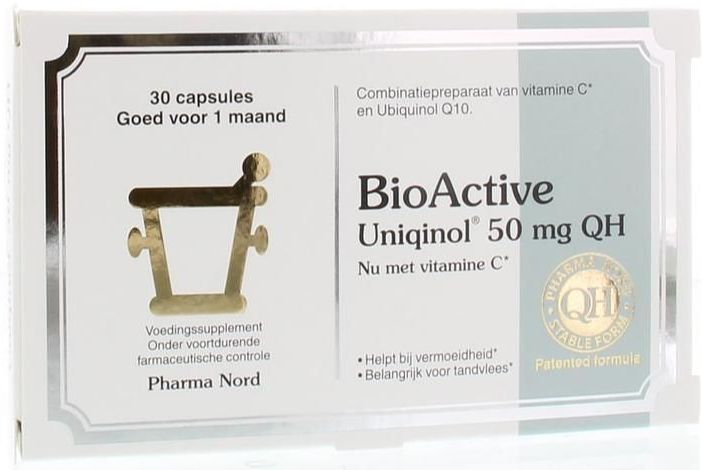 Foto van Pharma nord bioactive uniqinol 50mg qh capsules