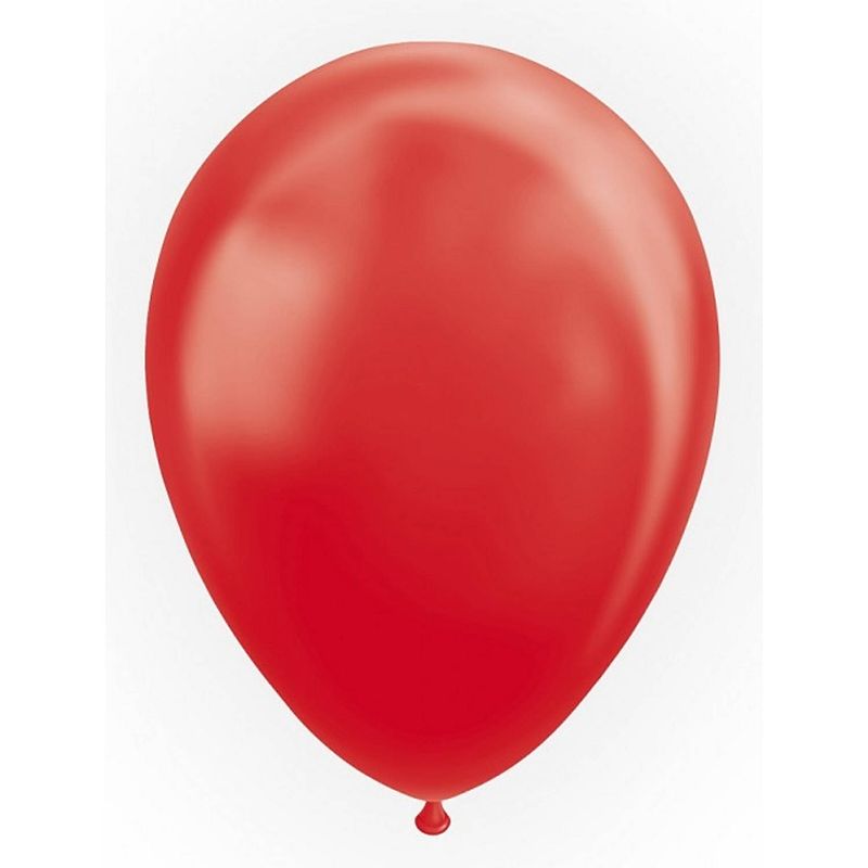 Foto van Wefiesta ballonnen 30,5 cm latex rood metallic 25 stuks