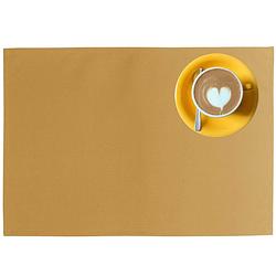 Foto van Outdoor buiten placemat kiko - mellow yellow geel - 30 x 45 cm - 4 stuks