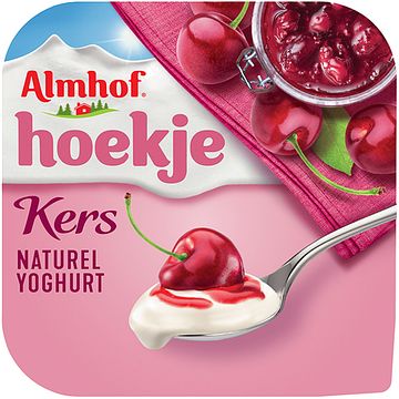 Foto van Almhof hoekje kers naturel yoghurt 150g bij jumbo