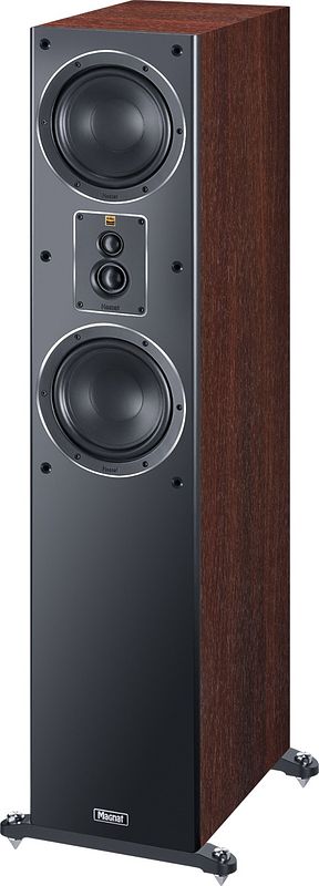 Foto van Magnat signature 505 per stuk vloerstaande speaker bruin