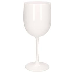 Foto van Onbreekbaar wijnglas wit kunststof 48 cl/480 ml - wijnglazen