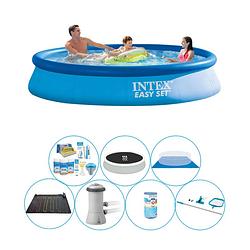 Foto van Intex easy set rond 366x76 cm - zwembad comfort pakket