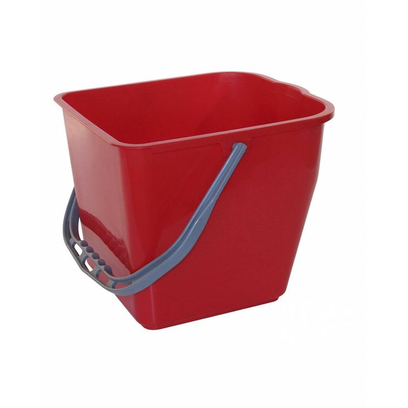 Foto van Synx tools - emmer - voor mop en werkwagen - rood - 15 liter -schoonmaak