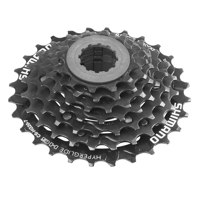 Foto van Shimano cassette 7sp cs-hg20 mtb 12-28t