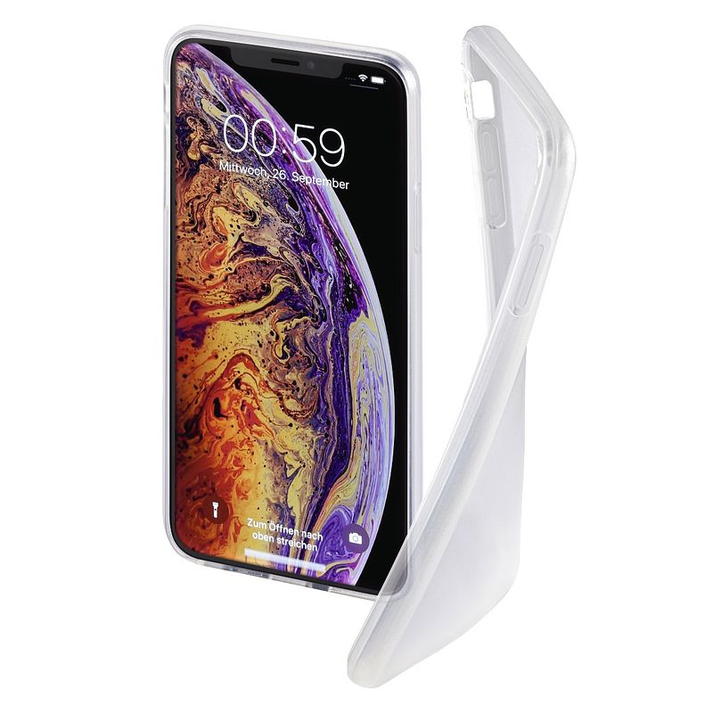 Foto van Hama cover crystal clear iphone xs max t telefoonhoesje telefoonhoesje transparant