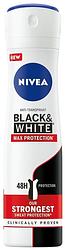 Foto van Nivea black & white max protection deodorant spray