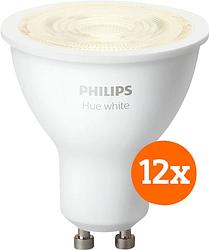 Foto van Philips hue white gu10 12-pack