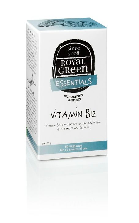 Foto van Royal green vitamine b12 vega capsules