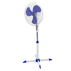 Foto van Voetventilator 45w wit-blauw