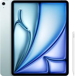 Foto van Apple ipad air (2024) 13 inch 128gb wifi + 5g blauw + apple pencil pro