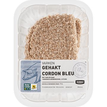 Foto van Jumbo gehakt cordon bleu 2 stuks