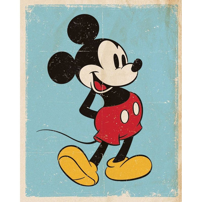 Foto van Pyramid mickey mouse retro poster 40x50cm