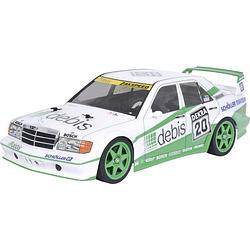 Foto van Tamiya tt-01e mercedes benz 190e debis zakspeed brushed 1:10 rc auto elektro straatmodel 4wd bouwpakket