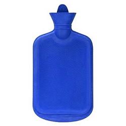 Foto van 1x stuks warmwater kruik blauw 2 liter - warmwaterkruik