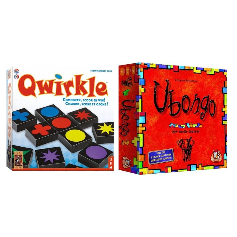 Foto van Spellenbundel - 2 stuks - qwirkle & ubongo