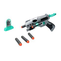 Foto van Ml toys space weapon - pistool met target en 6 foam pijlen - geschikt voor nerf pijltjes