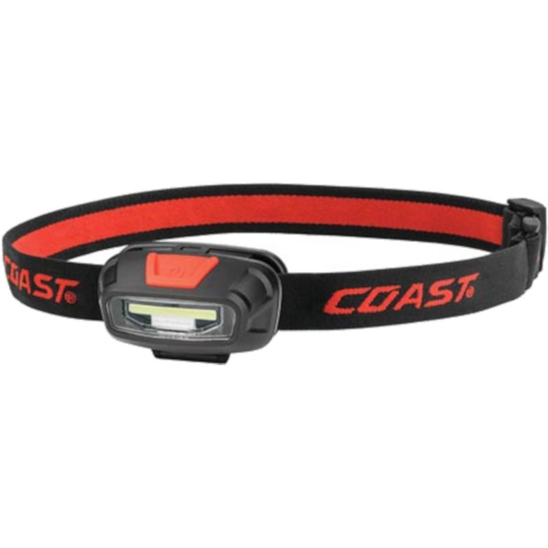 Foto van Coast hoofdlamp fl13r 270 lumen oplaadbaar led zwart/rood