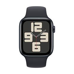 Foto van Apple watch se (2023) gps 44 mm aluminium kast sportband midnight s/m