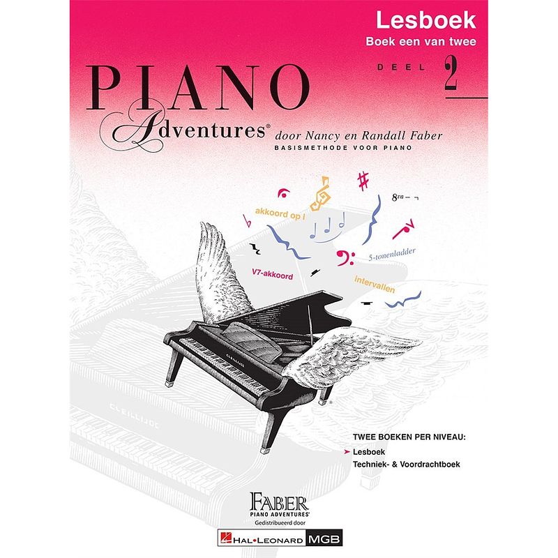 Foto van Hal leonard piano adventures lesboek deel 2 pianoboek