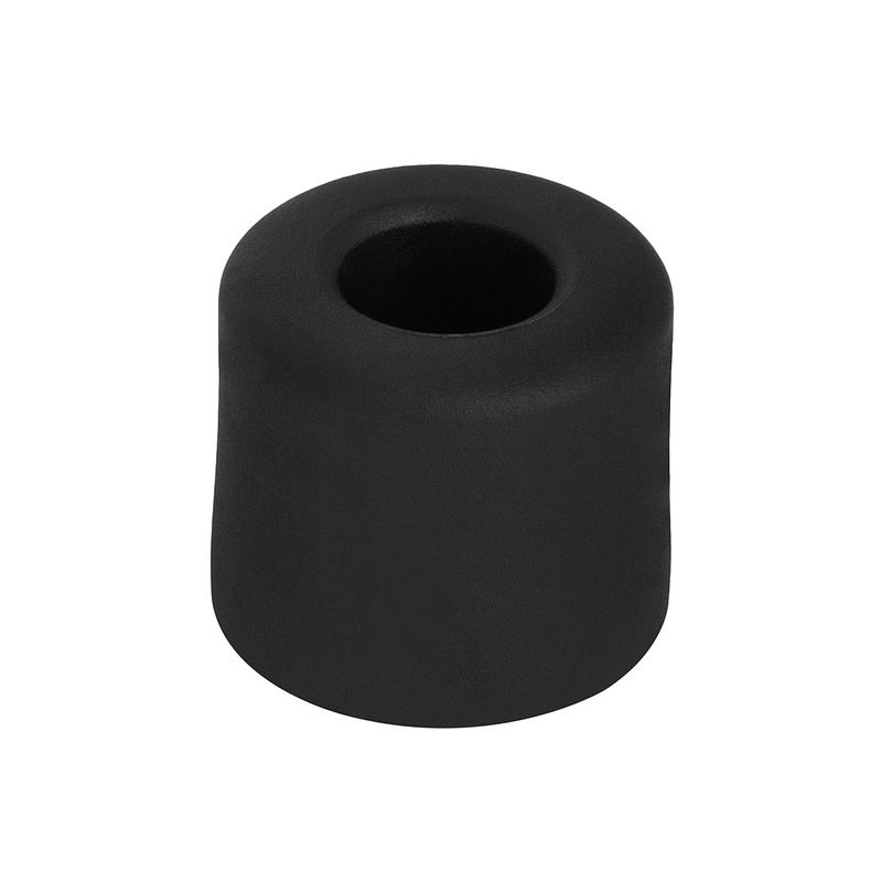 Foto van Deltafix deurbuffer - deurstopper - zwart - rubber - 30 x 25 mm - deurstoppers