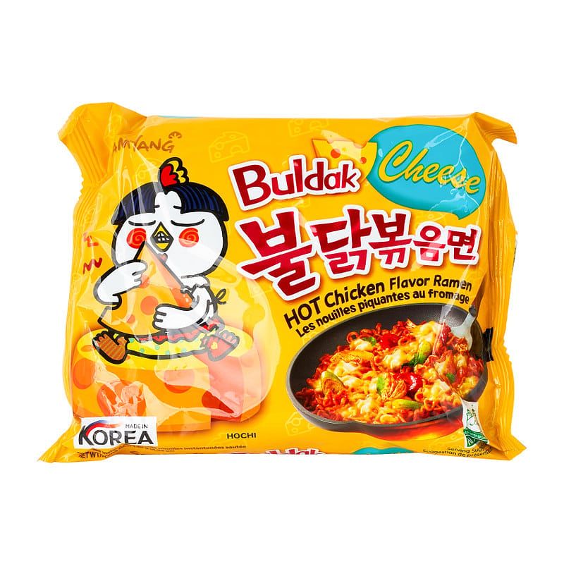 Foto van Samyang buldak noodles - hot chicken - cheese