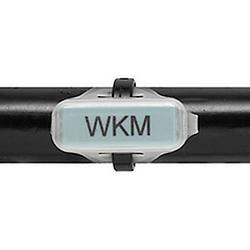 Foto van Weidmüller 1610700000-1 wkm 18/43 kabelmarkering markeringsvlak: 18 x 40 mm transparant 1 stuk(s)