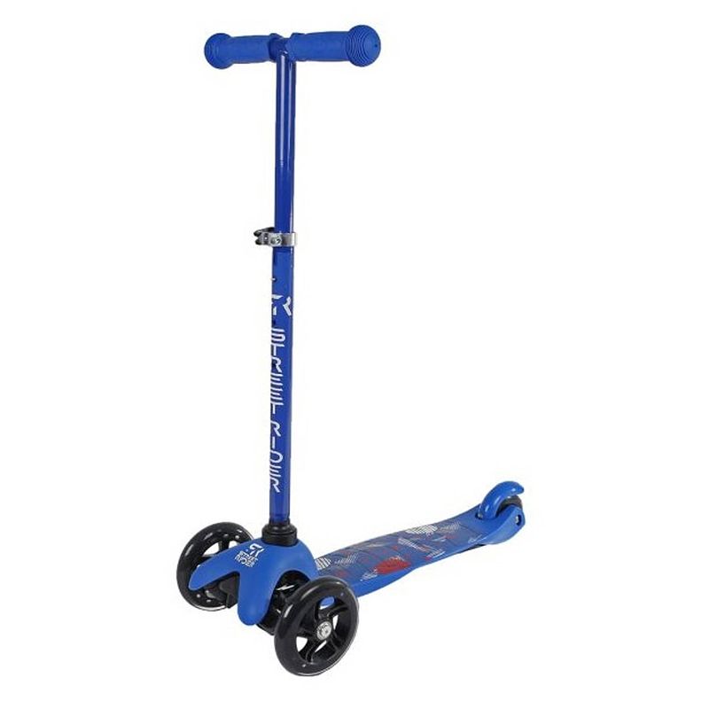 Foto van Street rider driewielstep met verstelbaar stuur abec 7 blauw