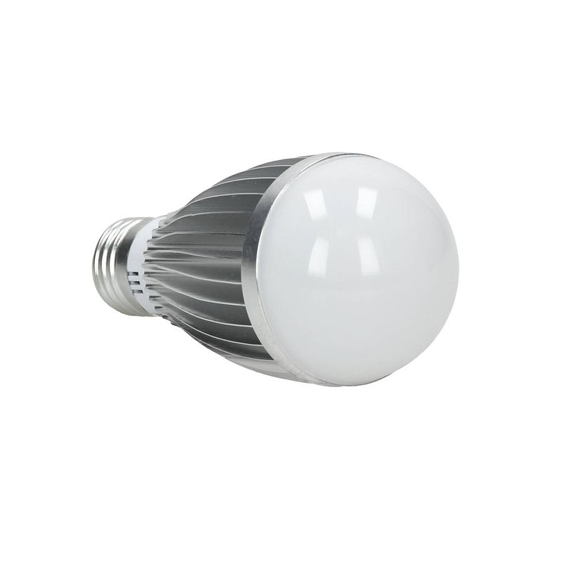 Foto van 6 x led-lamp rgb e27 9w + afstandsbediening