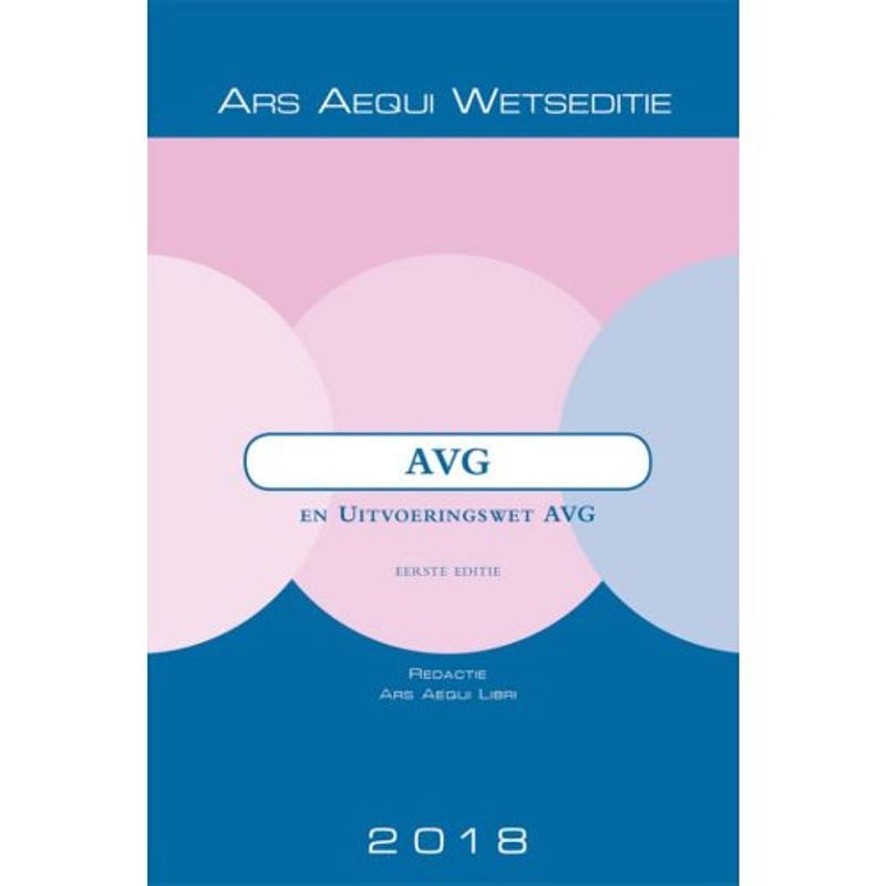 Foto van Avg & uitvoeringswet avg 2018 - ars aequi