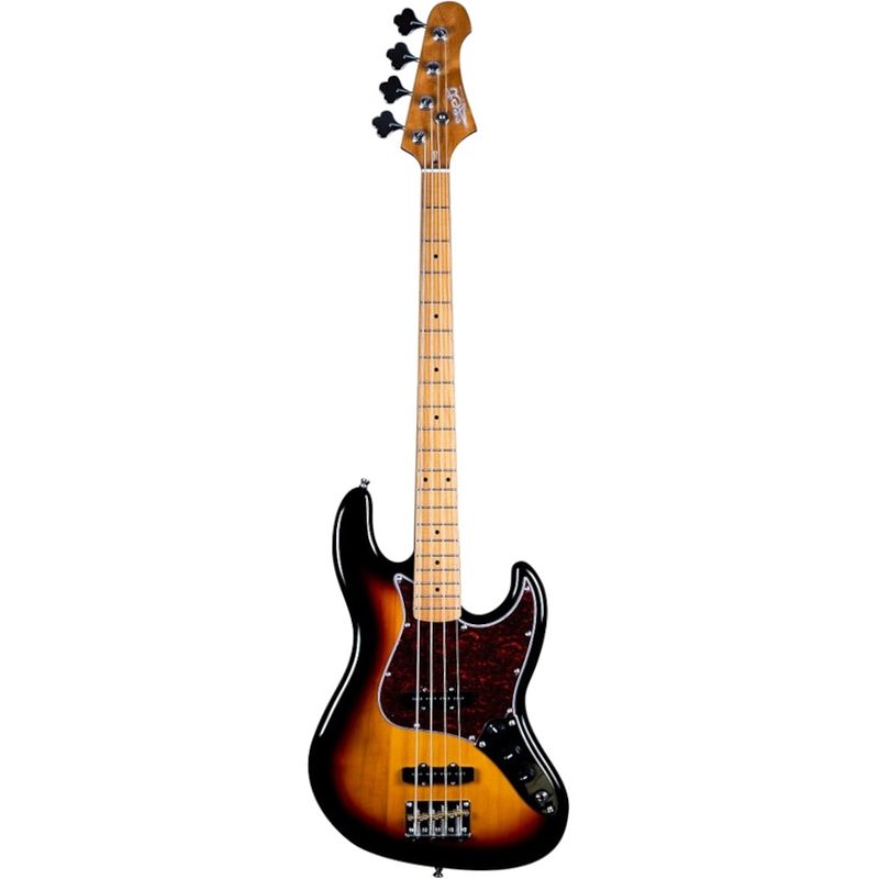 Foto van Jet guitars jjb-300 sunburst elektrische basgitaar