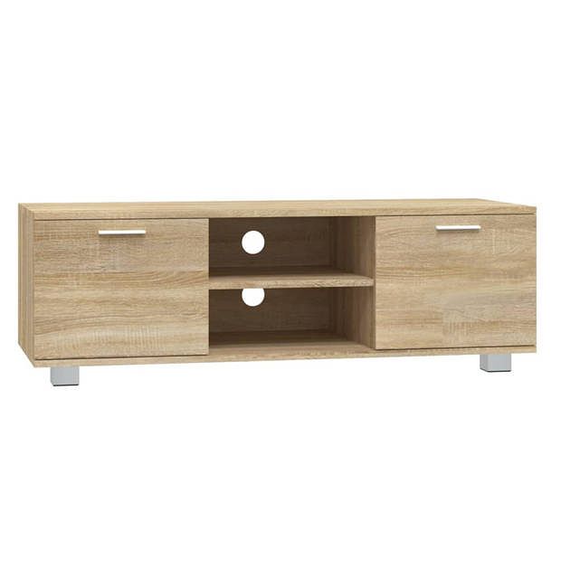 Foto van Vidaxl tv-meubel 120x40,5x35 cm bewerkt hout sonoma eikenkleurig