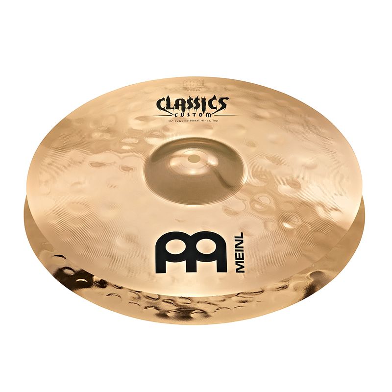 Foto van Meinl classics custom 14 extreme metal brilliant hi-hat