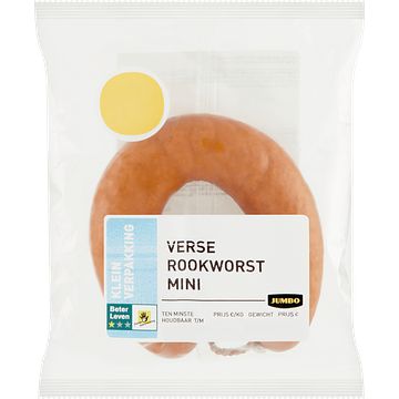 Foto van Jumbo mini verse rookworst 125g