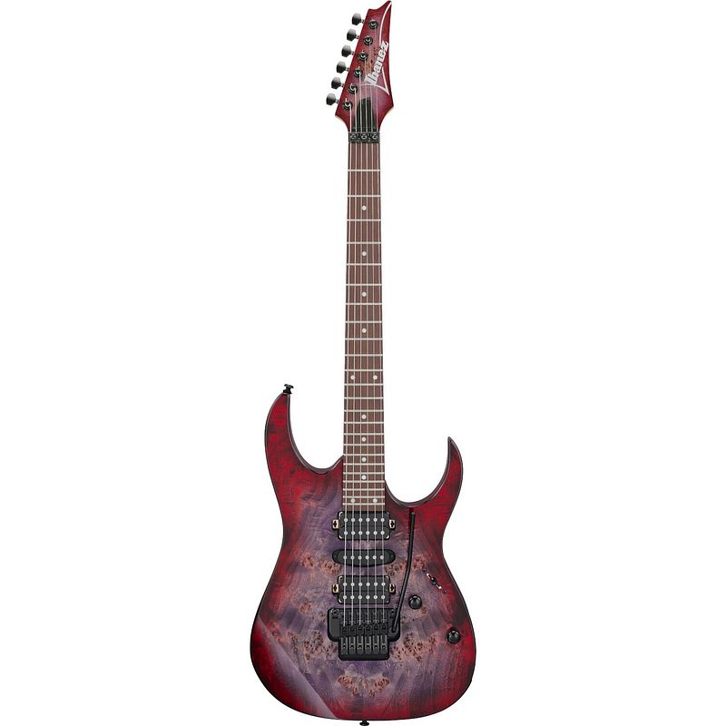 Foto van Ibanez rg470pb red eclipse burst elektrische gitaar