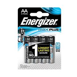 Foto van Energizer batterijen max plus aa 4 stuks
