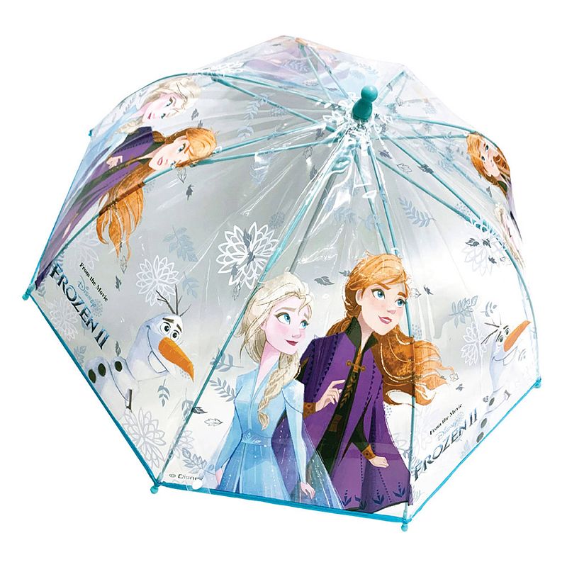 Foto van Disney kinderparaplu frozen ii 45 cm polyester transparant