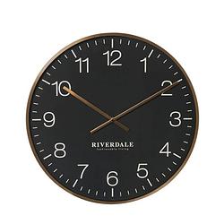 Foto van Riverdale wandklok camden zwart 53cm