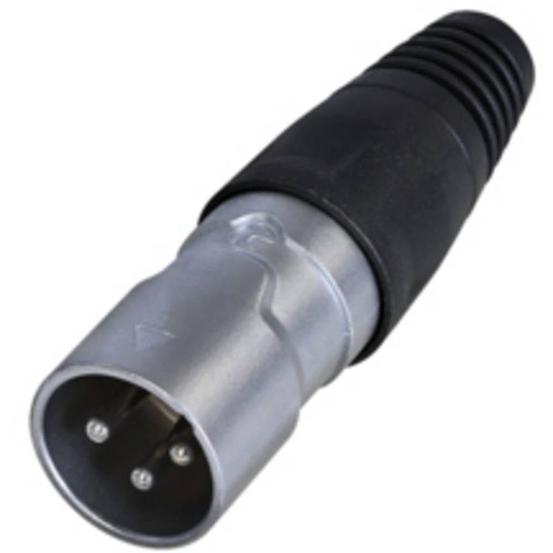 Foto van Rean rcx3m-z-000-1 xlr-connector stekker, recht aantal polen: 3 1 stuk(s)