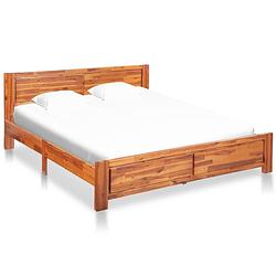 Foto van Vidaxl bedframe massief acaciahout 160x200 cm