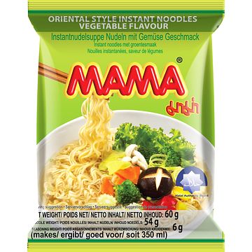 Foto van Mama instant noodles met groentesmaak 60g bij jumbo