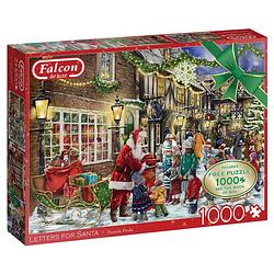 Foto van Falcon legpuzzel letters for santa karton 2 x 1000 stukjes