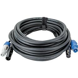 Foto van Dap fp21 hybrid cable 10 m dmx/stroomkabel power pro & 5-pins xlr