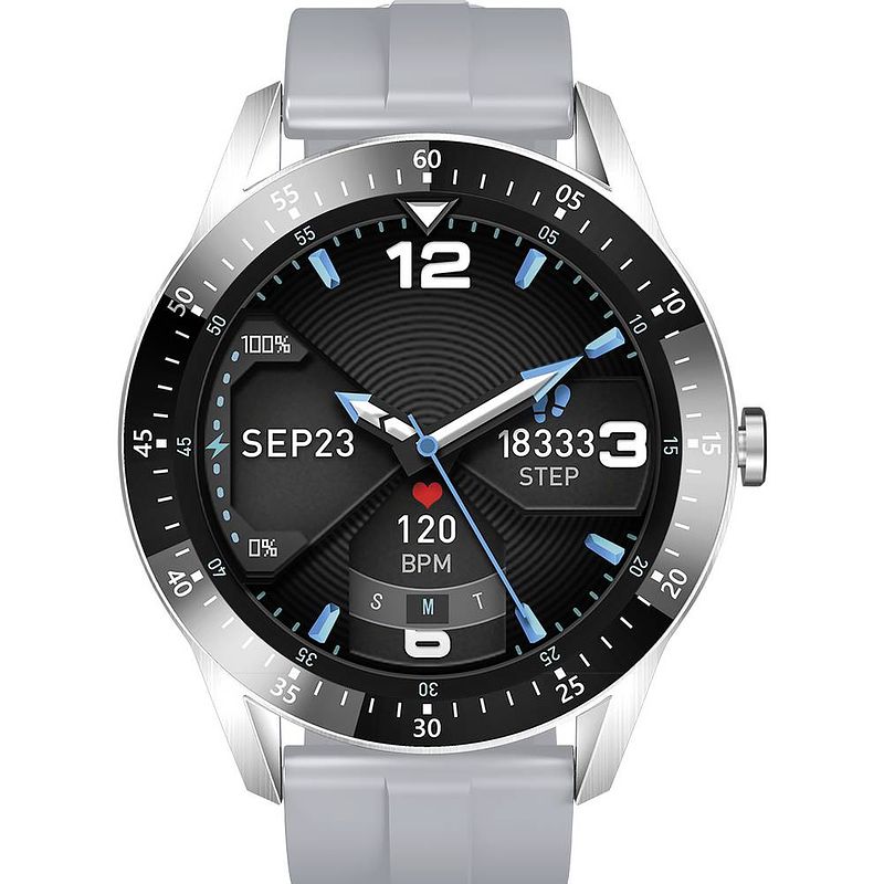 Foto van Jaytech sws 11 smartwatch 46 mm uni zilver