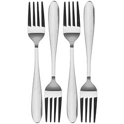 Foto van 16x vorken tafelbestek rvs 19,5 cm - vorken