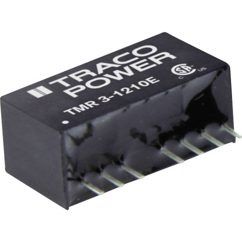 Foto van Tracopower tmr 3-0523e dc/dc-converter, print 5 v/dc 15 v/dc, -15 v/dc 100 ma 3 w aantal uitgangen: 2 x