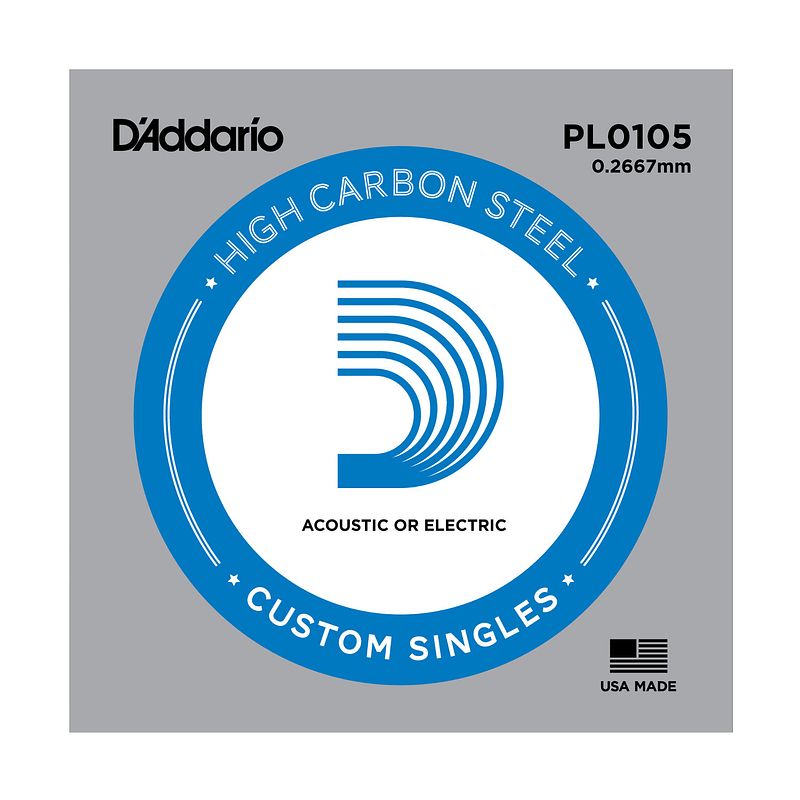 Foto van D'saddario pl0105 losse snaar voor elektr. en akoestische gitaar