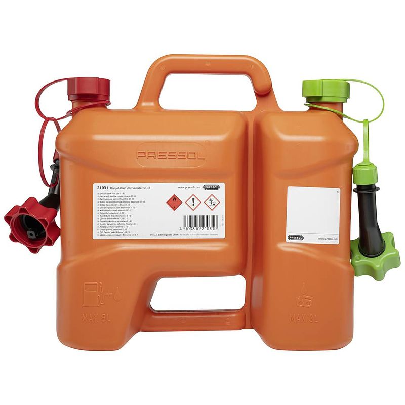 Foto van Pressol 21031 combi-jerrycan voor brandstof 8 l